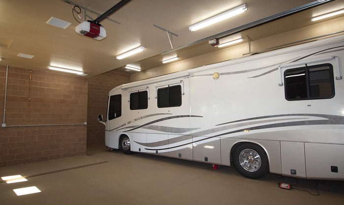 how tall is an rv garage door