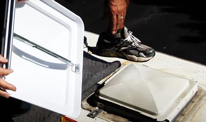 how to replace an rv roof vent cover