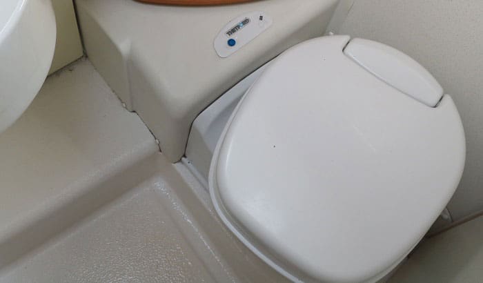 how to remove a thetford rv toilet